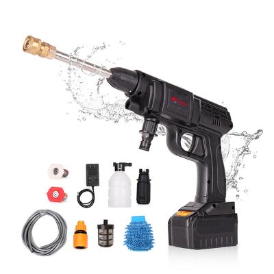 China EDON HP-WG24 New China-chic China-chic Portable Powerful High Pressure Lithium 24V New Lithium 24V Water Jet Foam Gun Cordless Car Washer for sale