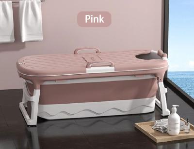 China Selling Portable Bathtub Bathroom Stream Freestanding Plastic Hot Tub Freestanding Bucket Foldable Bathtub For Adults for sale