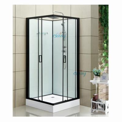 China Modern China 2020 Latest Hot Sale Cheap Portable Black And White Corner Shower Suites for sale