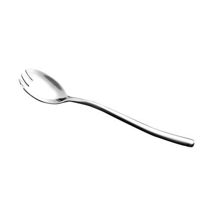 China Viable Wholesale Stainless Steel Salad Fork And Multifunctional Spoon Fork Spoon for sale