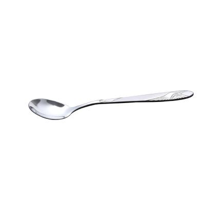 China Viable Chinese Supplier New Design Stainless Steel Dinnerware Flatware Tableware Teaspoon Scoop for sale