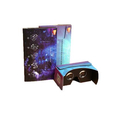 China Watching 3D Movie / 3D Games Metaverse Phone Kids Promotional OEM VR Cardboard 3D Glasses for sale