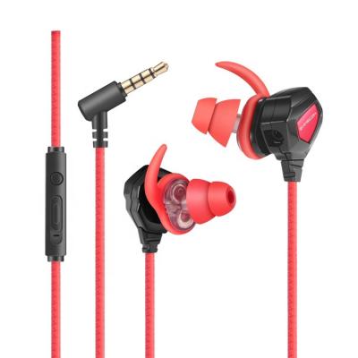 China Stereo Sound In Ear 3.5mm Ear Hook Wired Play Headphone With MIC for sale