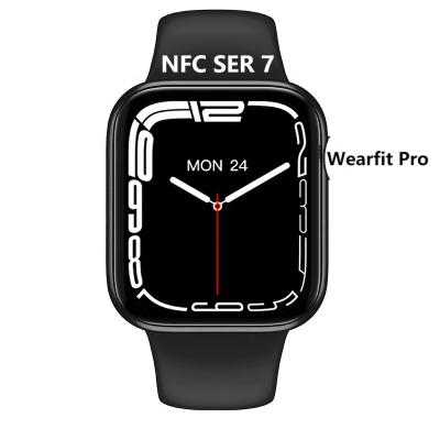 China Smart Watch 2022 Touch Screen Smart Watch 7 NFC Latest Voice Call Heart Rate Sport Watch 7 Auxiliary MV 57Pro Series for sale