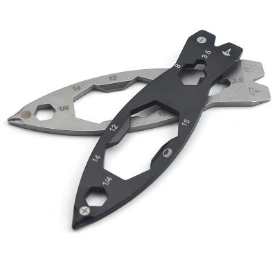 China Multi-functional Hot Selling Multifunctional Tool Card Key Chain Outdoor Hunting Survival Camping Pocket Tool Card Knife Card for sale