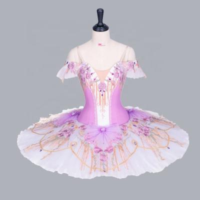 China Little Swans Dresses AP150 Four Stage Ballet Costume Ballerina Dress Purple Tutu Girls White Professional Sequin Tutu for sale