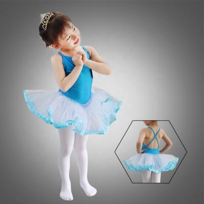 China tutu & C2214 Hot Sale Kid Blue Tutu Dress Skirts For Girl Girl Hot Dance Wear for sale