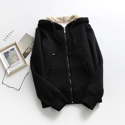 China Breathable Anti-Wrinkle Women's 2022 Fall And Latest Zipper Hoodie Design For Generic Hoodie for sale