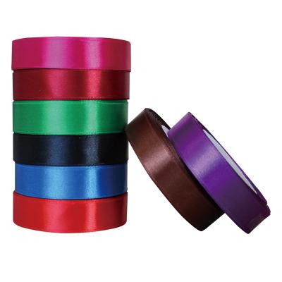 China Customized Metallic Grosgrain 3mm-100mm 196 Solid Color Eco-friendly Recycled Polyester Grosgrain Ribbons for sale