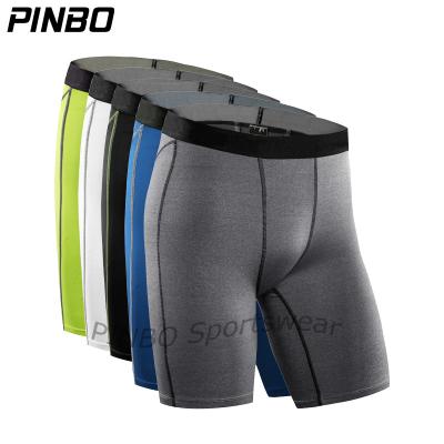 China OEM Antibacterial Wholesale Customized Printed Logo DrySportswear Men Training Shorts Quick Compression Shorts for sale