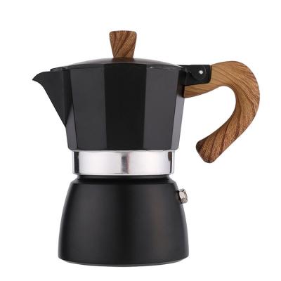 China WITH LID Moka Coffee Stovetop Espresso Cup Mocha Pot Percolator Premium Aluminum Pot For Mocha Coffee Cappuccino Cuban Latte for sale