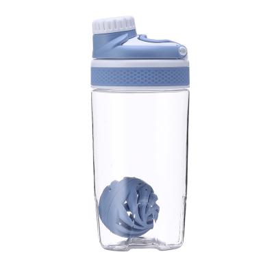 China Viable Wholesale Customized Outdoor Blender Gym Sports Portable Plastic Fitness Protein Shaker Bottle for sale