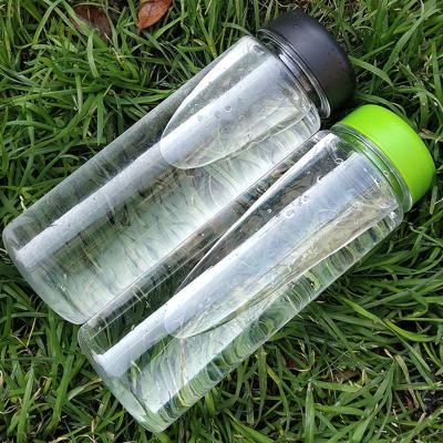 China Viable My Transparent Heat Resistant 500ml PC Plastic Water Bottle For Sports Travel Hiking for sale