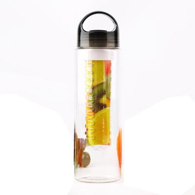 China Hot Sale Sustainable Health Amazon Fruit Infuser Water Bottle Eco-Friendly Bicycle BPA Free Lemon Juice Bottle for sale