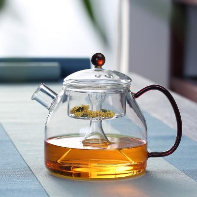 China Wholesale Borosilicate Coffee Stored Heat Resistant Glass Teapot for sale