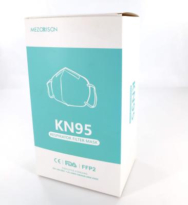 China Recyclable Customized Design Printing Disposable Surgical Face Mask Packaging Box for sale