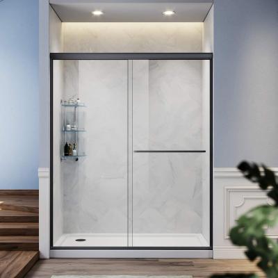 China Durable and Competitive Sheraton Hotel Shower Glass Sliding Door for sale