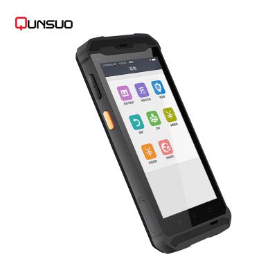 China Qunsuo Rugged Android Handheld Pda Barcode Scanner OEM/ODM Brand New Handheld Computer 2020 Manufacturer for sale