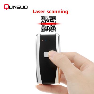 China ABS+ 2d smart blue tooth barcode scanner wireless metal device 2.4G BLE barcode reader for sale