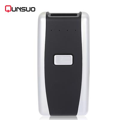 China ABS+ 2D Metal Wireless Mini Barcode Reader Blue Tooth Barcode Scanner for sale