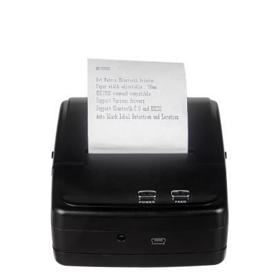 China Black And White Needles 58mm Unidirectional Printing 8 Mini Portable Dot Printer QS-5802 for sale