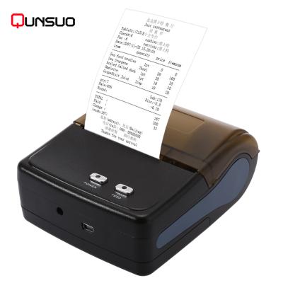 China QS-5801 58mm Black and White Handheld Thermal Android Mini Blue Tooth Portable Printer for sale