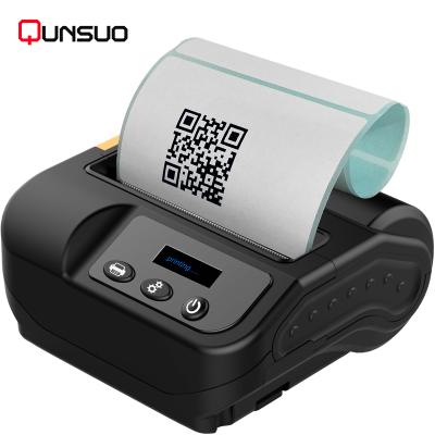 China 3 Inch Black And White Portable Handheld Thermal Label Printer With ESC/POS/TSC Drive for sale