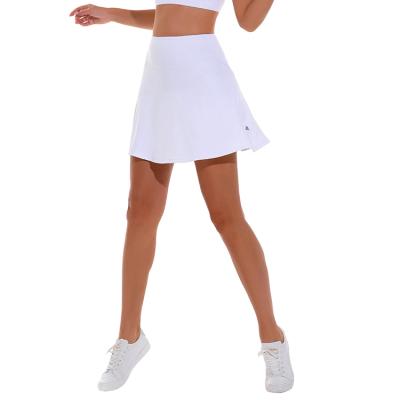 China Ins Breathable Drop Shipping 1a1a 2021 Girls' Tennis Style Hot Selling Fantastic Sportswear Skirt Pure White Breathable Mesh A Fantastic Sportswear for sale