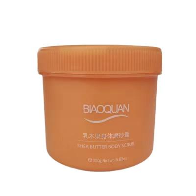 China Safe Private Label Gel Face Cream Jar Coconut Exfoliating Exfoliating Skin Cream Shea Butter Deep Cleansing Foot Scrub for Lighting for sale