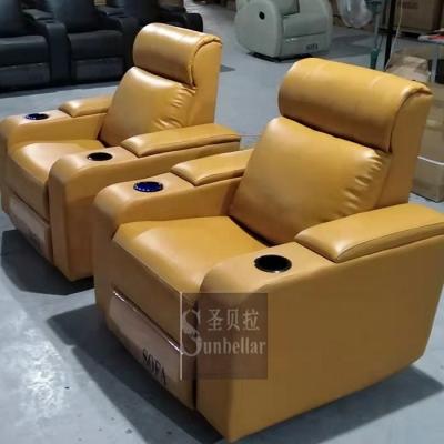 China 2022 Hot Selling New Furniture 2022 Massage Salon Leather Sofa Recliner Home Theater Home Theater Single Sofa for sale