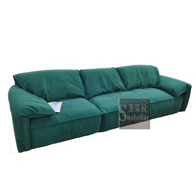 China Adorned bespoke high quality sectional tufted modern color sofa cloud upholstery fabric sofa living room optional European design for sale