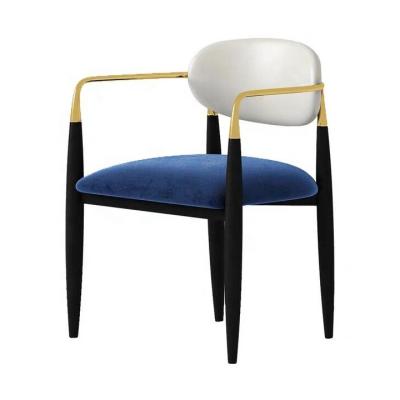 China New Design Contemporary Dining Chair Wood Modern Luxury Home Metal Restaurant Furniture Steel Armchair For Restaurant for sale