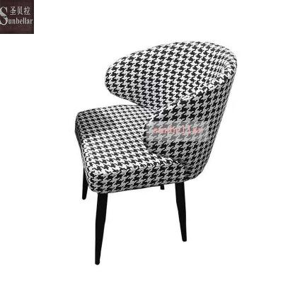 China Wholesale Modern Chair Cloth Modern Foshan Chair Leisure Armchair Home Wooden Dining Furniture for sale