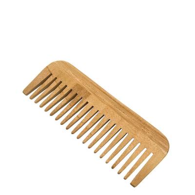 China 2021 Amazon Selling Hair Beauty Care Logo Bamboo Wide Tooth Handmade Anti-static Wooden Hair Comb Eco-friendly Hot Wooden for sale