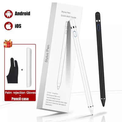 China Yiwu Aluminum Alloy China High Compatibility Mobile Pen Android Touch Screen Pen 2021 Universal Universal Sensitive Capacitive Active Stylus Pen for sale