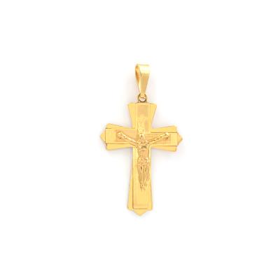 China Other Zhejiang 2021 24k Gold Necklace Stainless Steel Cross Pendants for sale