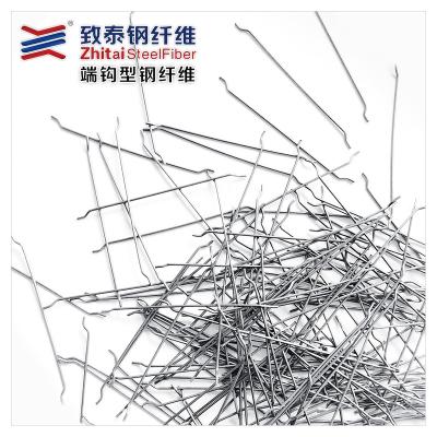 China Industrial Hung Steel Concrete End Fiber CE Certificate 0.5 To 1.0 Mm 1000 To 2000 Mpa Steel Fiber for sale