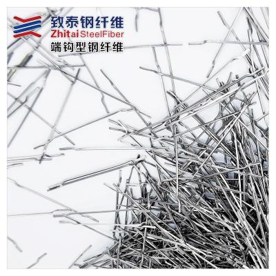 China Industrial CW04 0.5 To 1.0 Mm Hung End Steel Fiber For Concrete Reinforcement for sale