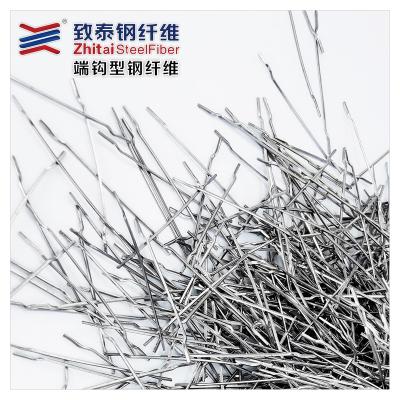 China 1050 To 2000 Mpa Industrial Loose 0.5-1.0 Mm Hung Steel Fiber For Concrete Reinforcement CE Certificate for sale