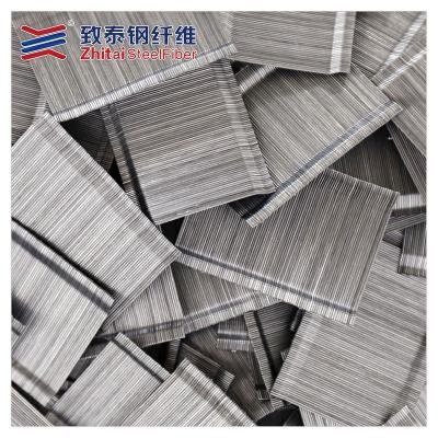 China RC65/35 Industrial Bonded Steel Fiber For Concrete Reinforcement Concrete Fiber for sale