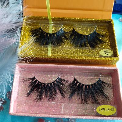 China Wholesale 3D 25mm Light Luxury Dramatic Mink Lashes Fluffy Seller For Real Mink Tapered Lashes for sale