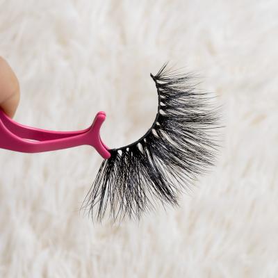 China Fluffy Full Strip Mink Lahes 3d Short Eyelashes 18mm Mink Lashes for sale