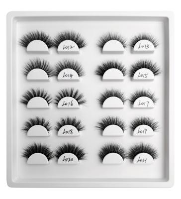 China Wholesale 3d 15mm 25mm Curly Full Fiber Vegan Full Strip Pure Faux Mink Silk Eyelashes for sale