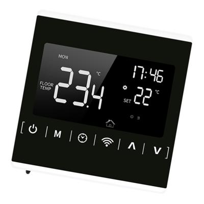 China High Quality Wireless Digital wifi 16A 220v AC Room Thermostat Wifi Heating Smart Controller for sale