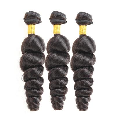 China Direct Supply of 1B Color Brazilian Human Hair Weave Bundles at Affordable for sale