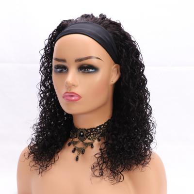 China High Grade Human Hair Headband Wig Grip Suitable for ALL COLORS Dying Length 8-16inch for sale