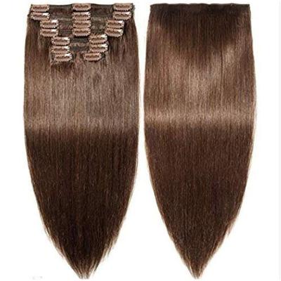 China High Grade 12A Clip-in Hair Extension for White Women 4 Color Remy 100% Human Hair for sale