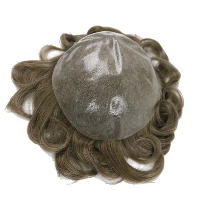 China Jewish Custom 150 Density Remy Human Hair Toppers with Injected Skin Base zu verkaufen