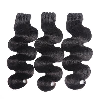 China 12A Grade Double Drawn Weft Cambodian Peruvian Mink Brazilian Body Wave Human Hair Bundles for sale