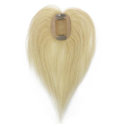 China TP29 Hair Toppers Platinum Blonde 613 Color One Piece Clip In Toupee for Thinning Hair zu verkaufen